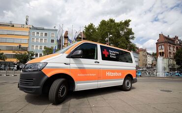 Hitzebus am Marienplatz