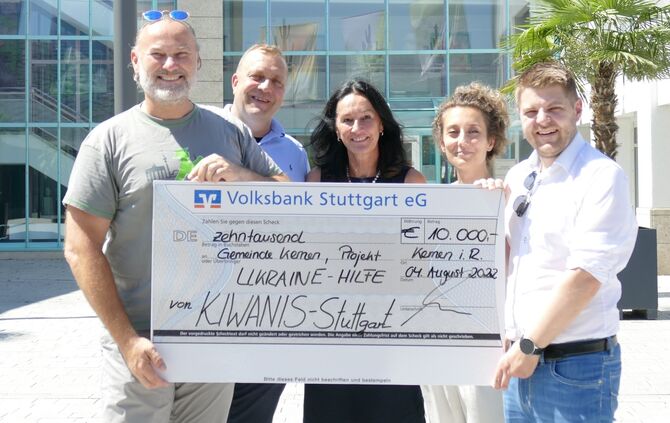 Kernen 10.000 Euro Spende