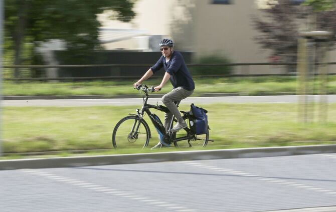Mit dem Pedelec unterwegs
