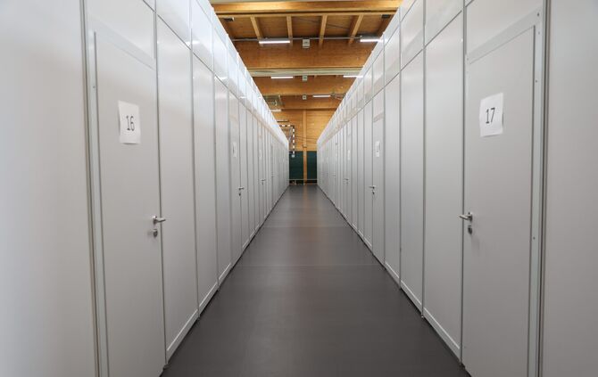BBW Sporthalle Flüchtlingsunterkunft