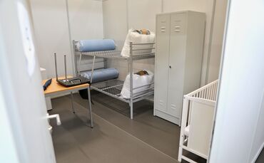 BBW Sporthalle Flüchtölingsunterkunft