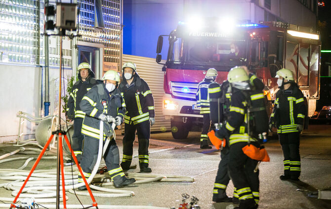 Feuerwehreinsatz, Pferdemetzgerei, Benzstr., Waiblingen, 10.08.2022.