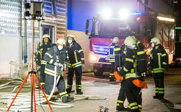 Feuerwehreinsatz, Pferdemetzgerei, Benzstr., Waiblingen, 10.08.2022.