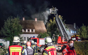 Brand, Untere Uferstr., Schorndorf, 11.08.2022.