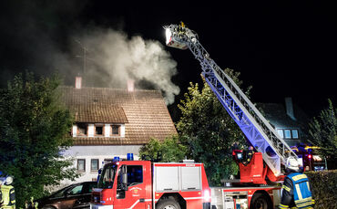 Brand, Untere Uferstr., Schorndorf, 11.08.2022.