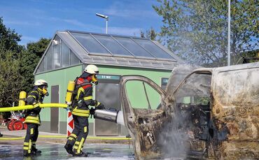 Brand in Korb 2
