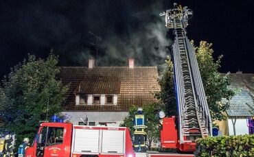 Brand, Untere Uferstr., Schorndorf, 11.08.2022.