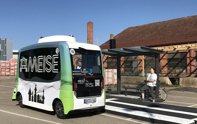Ameise Bus automatisiert fahrerlos