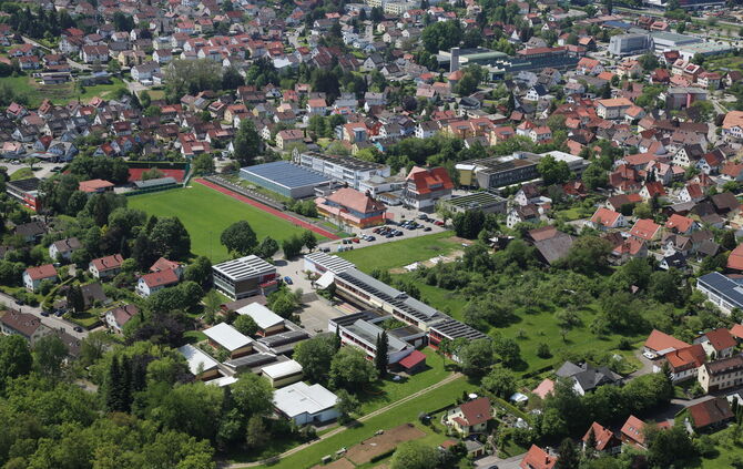 Luftbild Schulzentrum