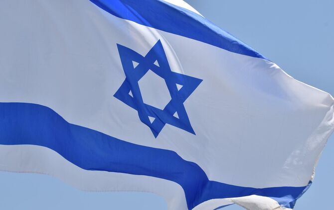 Israel Fahne Flagge Symbol Symbolbild Symbolfoto