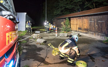 Brand, Albertviller Str., Winnnenden, 06.09.2022.