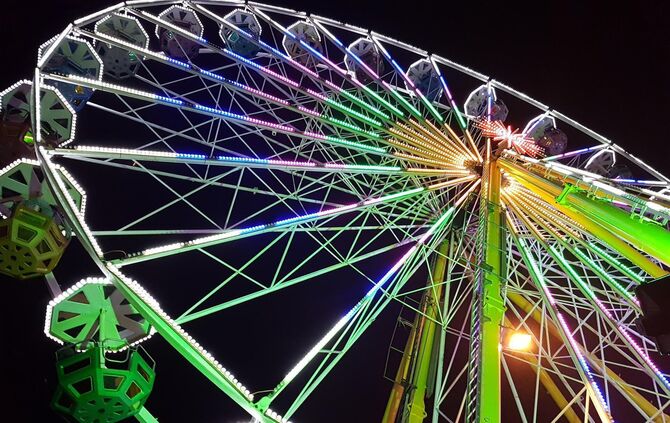 Riesenrad Symbol Symbolbild Symbolfoto Volksfest