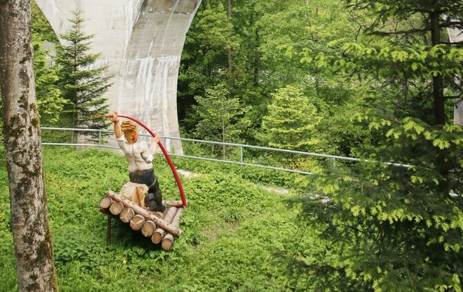 Waldbahn Kauffenmuhle Dampfzug