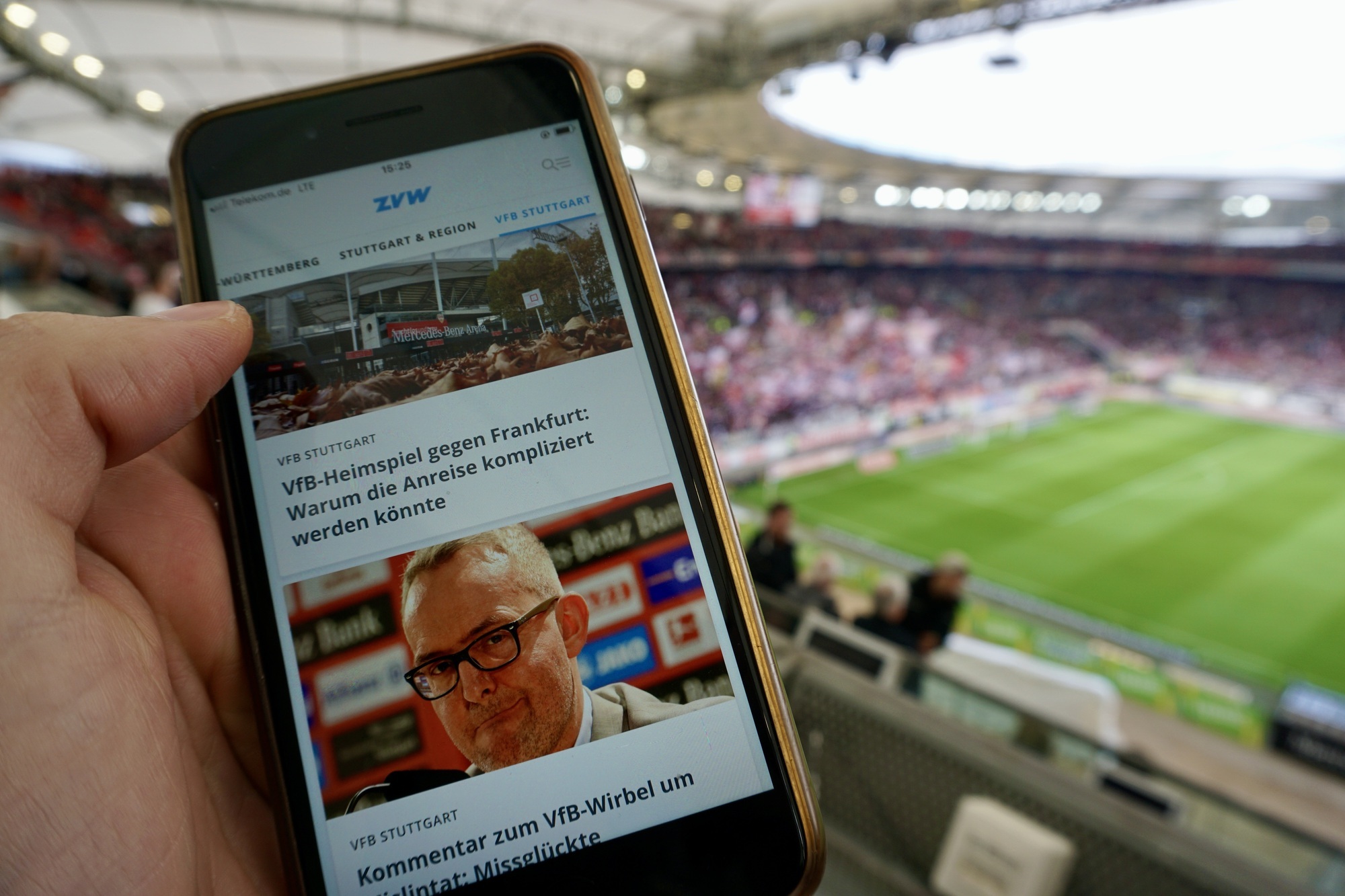 Immer auf Ballhöhe Alles zum VfB Stuttgart in der ZVW News App! - News über den VfB Stuttgart