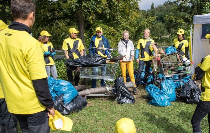 Kärcher Cleanup Day, Winnenden, 17.09.2022.