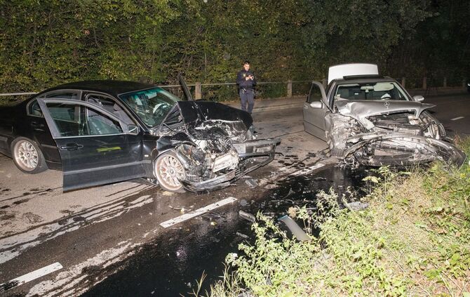 Frontalunfall, Etzwiesenstr., Backnang, 21.09.2022.