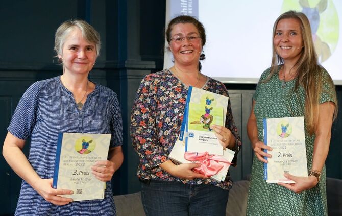 Preis für Beate Fischer vom Büro für Leichte Sprache