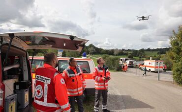 Vermisstensuche in Welzheim.
