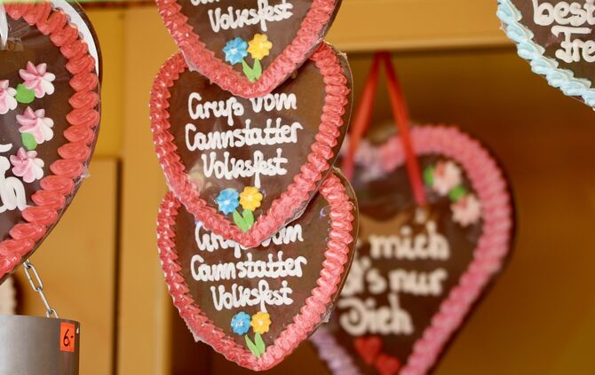 Wasen, Cannstatter Volksfest, Stuttgart, Volksfest, Bad Cannstatt, Lebkuchenherz