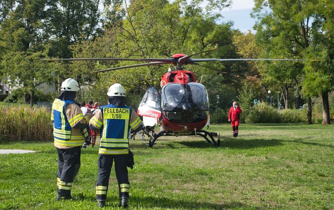 Hubschrauber im Einsatz