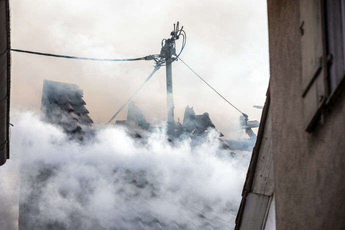 Dachstuhlbrand_Sulzbacher Strasse, Backnang_27.02.2020