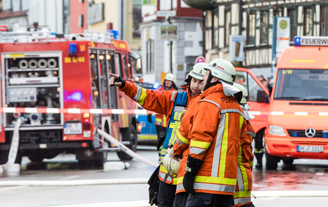 Dachstuhlbrand in Backnang am 27.02.2020
