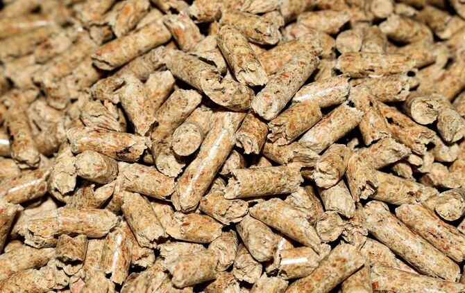 Pellets Symbol Symbolbild Symbolfoto