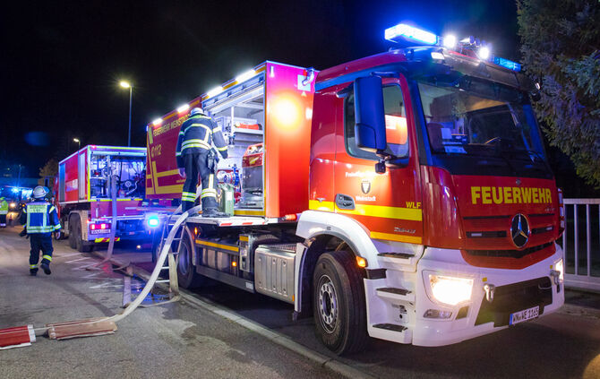 Brand, Oberer Wasen, Remshalden, 16.10.2022.