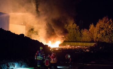 Brand, Oberer Wasen, Remshalden, 16.10.2022.