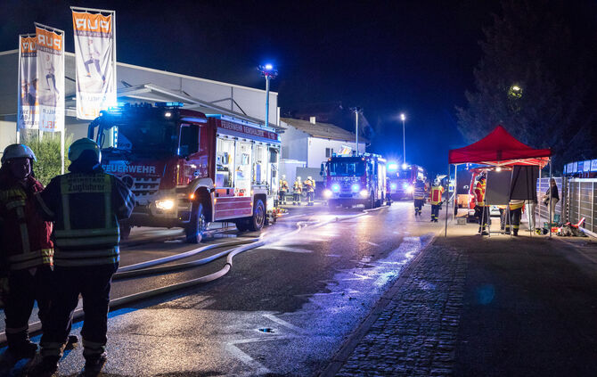 Brand, Oberer Wasen, Remshalden, 16.10.2022.