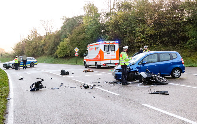 Tödlicher Unfall, Südumfahrung Winnenden, 10.11.2022.