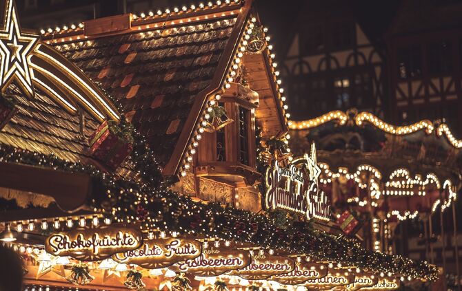 Weihnachtsmarkt Symbol Symbolfoto