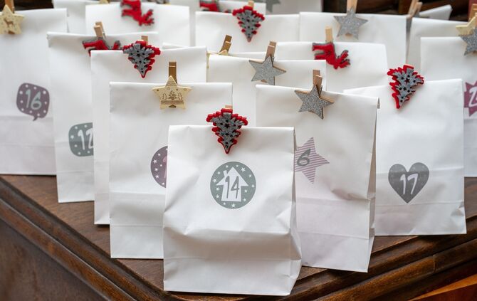 Adventskalender Symbol Symbolfoto