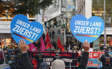 AfD Demo Stuttgart 12.11. Marktplatz