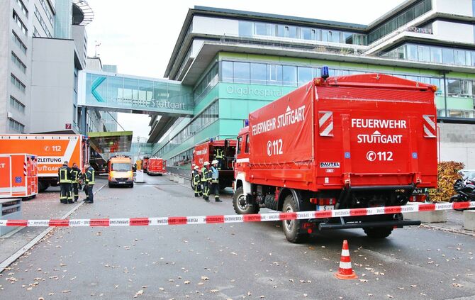 Radioaktives Wasser tritt im Klinikum Stuttgart aus  Großeinsatz im Katharinenhospital