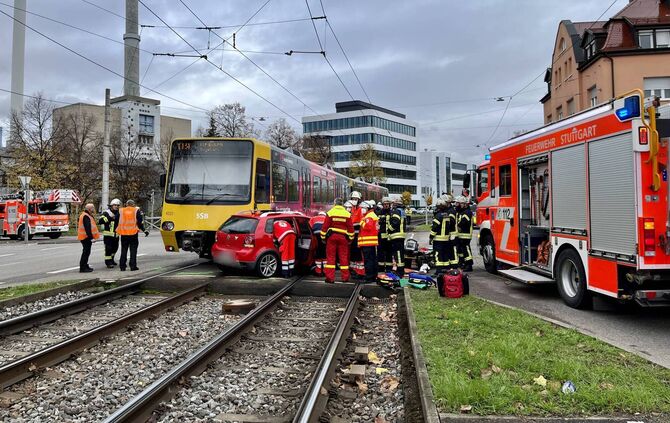 Stadtbahn-Unfall