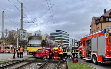 Stadtbahn-Unfall