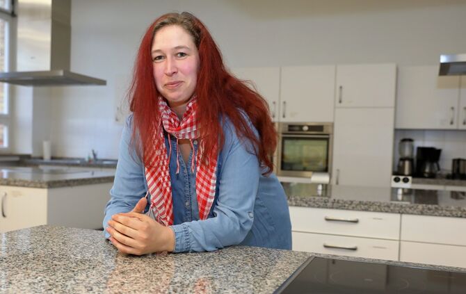 alleinerziehende Mutter Vanessa Engels