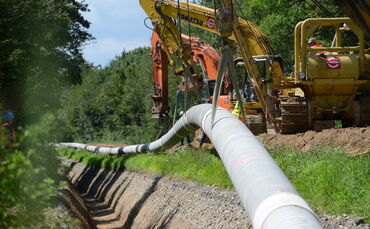 Verlegung Rohrleitung