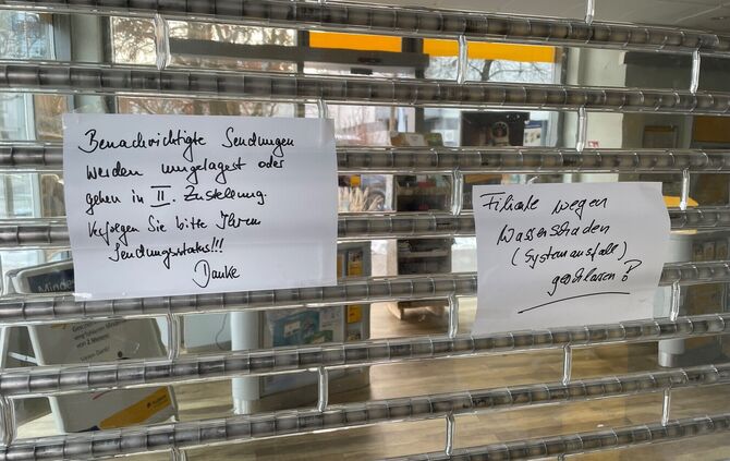 Postbank geschlossen