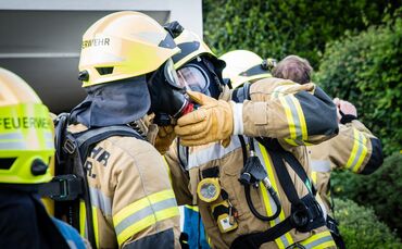 Tiefgaragenbrand, Dombovarstr., Kernen-Rommelshausen, 16.05.2022.
