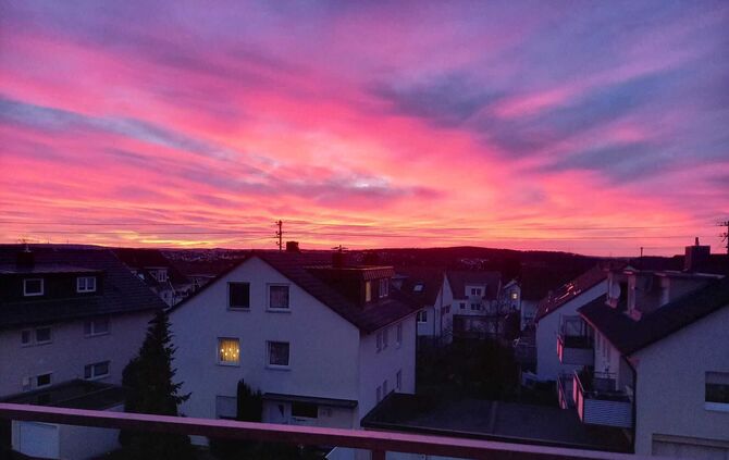Pinker Himmel