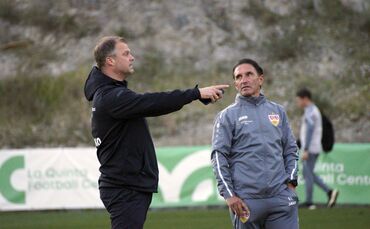 Fabian Wohlgemuth und Bruno Labbadia