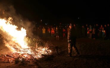 Christbaumfeuer