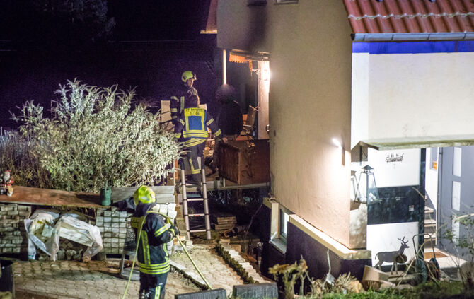 Brand, Hugo-Wolf-Str., Berglen-Oppelsbohm, 16.01.2023.