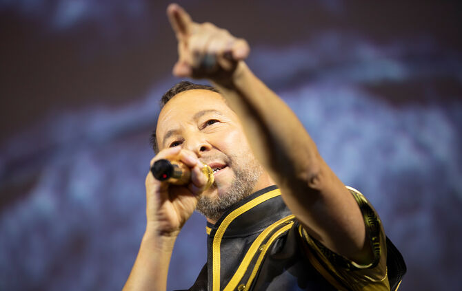 DJ Bobo bei Auftritt im Europa-Park.