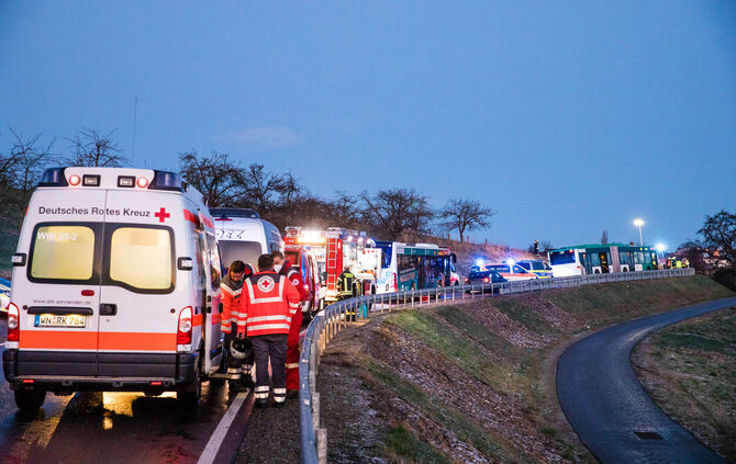 Unfall, K 1915, Berglen-Öschelbronn, 17.01.2023.