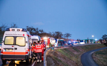 Unfall, K 1915, Berglen-Öschelbronn, 17.01.2023.