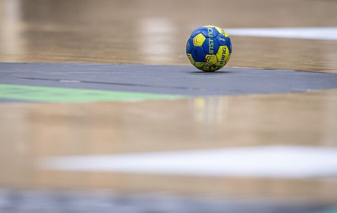 Handball Symbol Symbolbild Symbolfoto