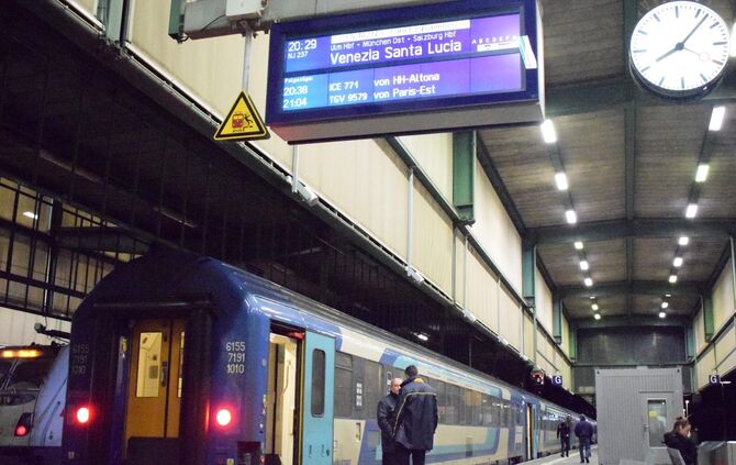 Mit dem Nachtzug von Stuttgart nach Venedig